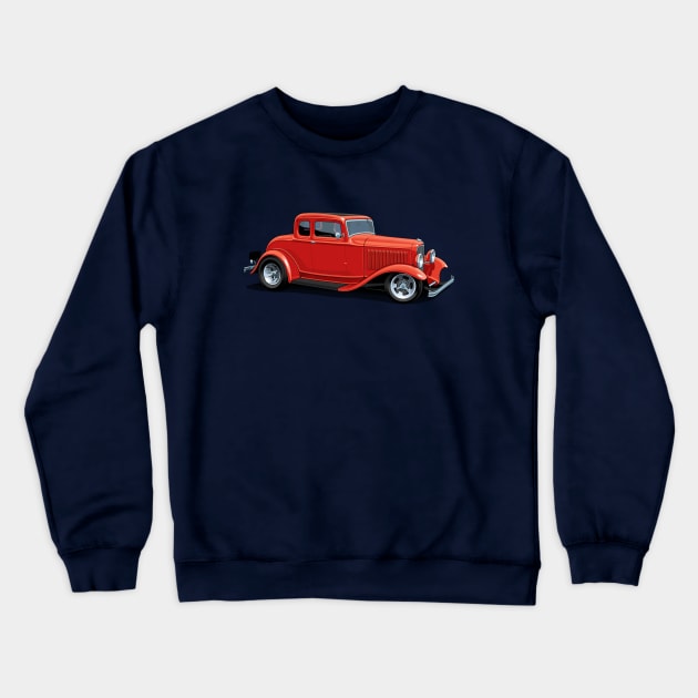 1932 Ford 5 window coupe Crewneck Sweatshirt by candcretro